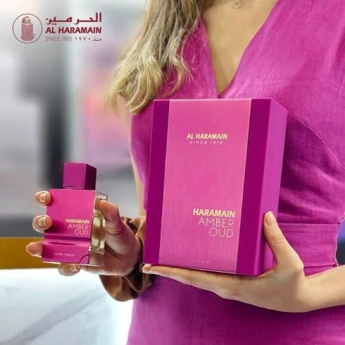 Al Haramain Amber Oud Ultra Violet - Arabian Perfume for Women - Long Lasting Fragrance - Arabic Perfume - Eau De Parfum - 2 oz EDP Spray